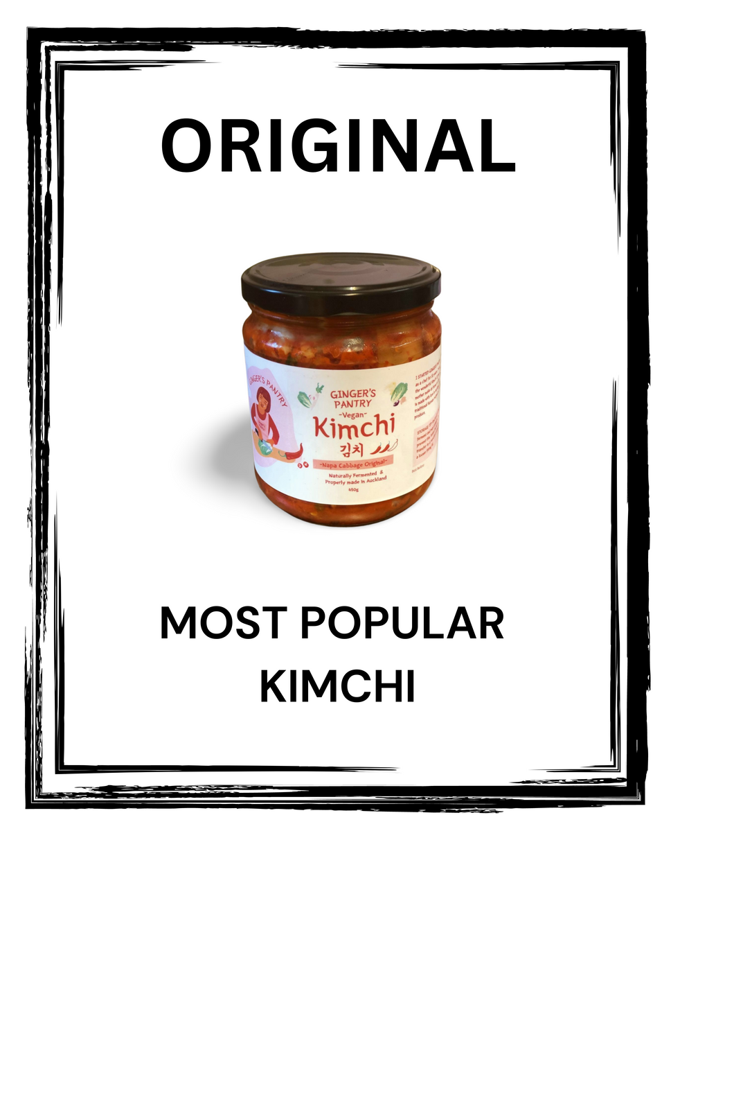 Original Cabbage Kimchi - Spicy (Vegan)