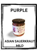 Load image into Gallery viewer, Red Cabbage Kimchi, Medium spicy (Vegan)

