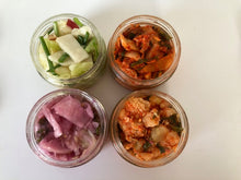 Load image into Gallery viewer, Kimchi selection - one 150g jar of each of our 4 flavours
