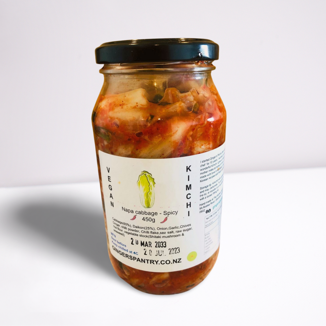 Original Cabbage Kimchi - Spicy (Vegan)