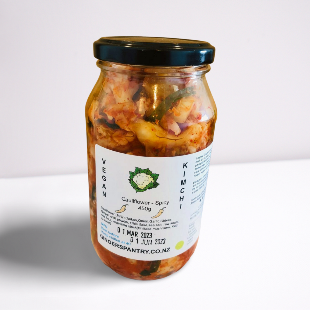 Cauliflower Kimchi, Spicy (VEGAN)