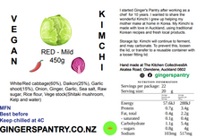 Load image into Gallery viewer, Red Cabbage Kimchi, Medium spicy (Vegan)
