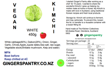Load image into Gallery viewer, Cabbage Kimchi - White (No chilli) (Vegan)
